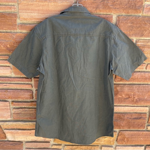 Red Head Brand Co. Size Medium Men’s Button-Up Green Outdoor Short-sleeve Shirt - Picture 5 of 6